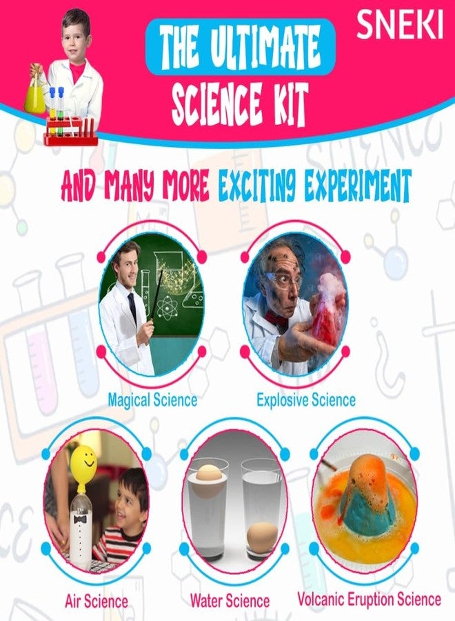 SNEKI Educational Chemistry Science Experiment Kit Games Gift Toys for Kids Boy Girl Aged 8 10 12 Year STEM Scientific Lab Kit Project Toy Birthday Gifts for Boys Girls Home Chem Lab Toy Science Kit - Image 5
